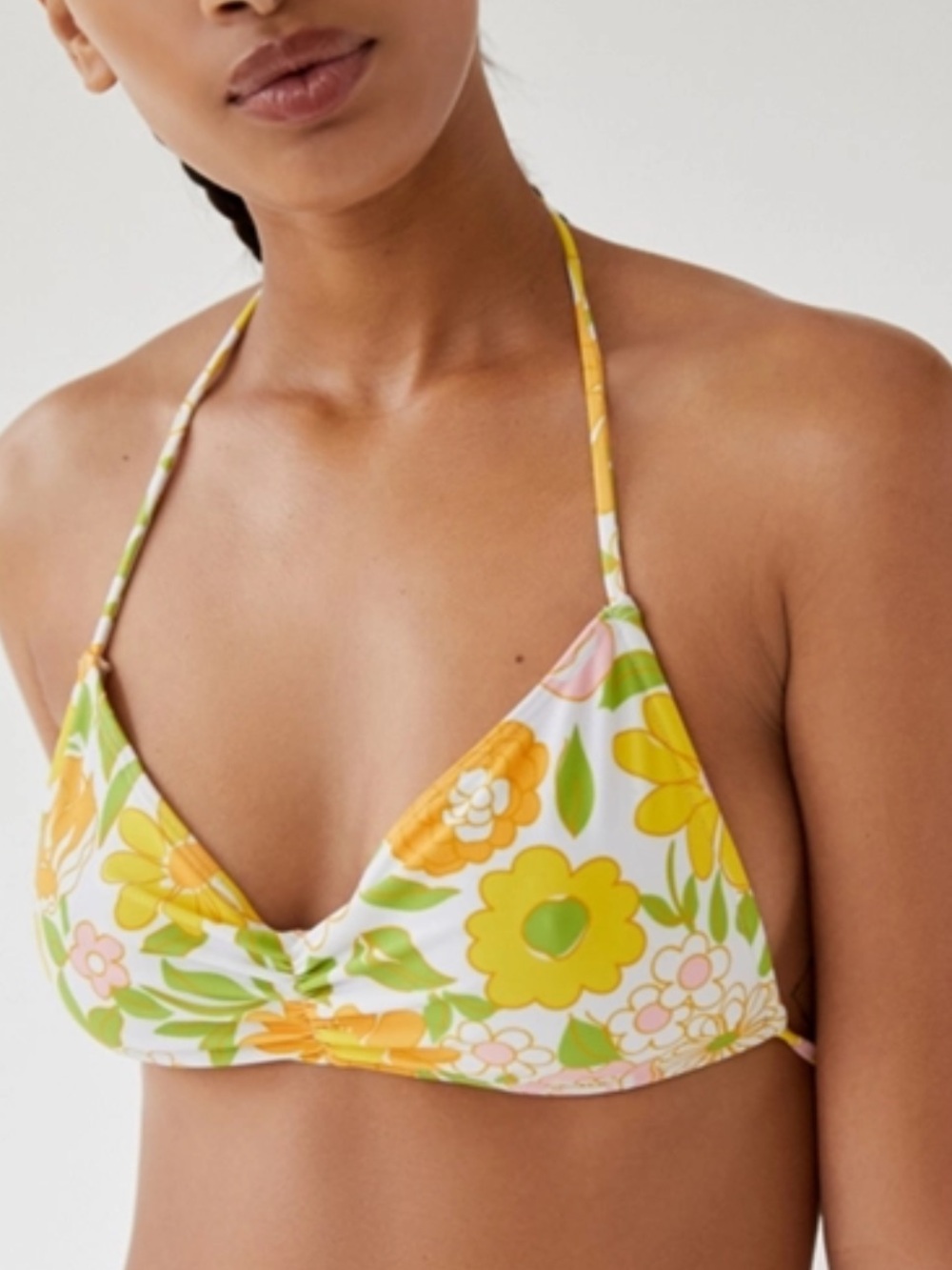 Faithful The Brand Hanna Floral Bikini Top XS